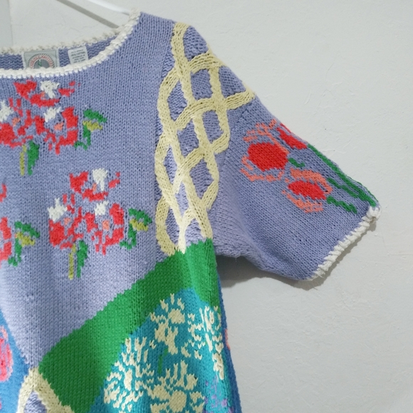 Capeisle knitters  by hand 
Floral crochet knit - Picture 6 of 9